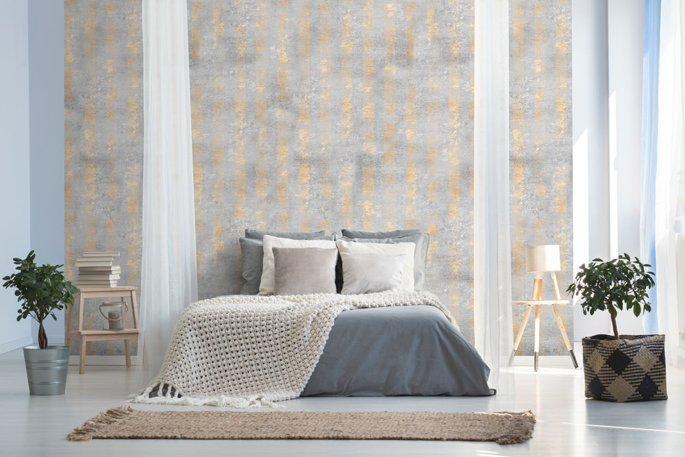 Distressed Texture Wallpaper  Grey  Rose Gold  Wallpaper  BM